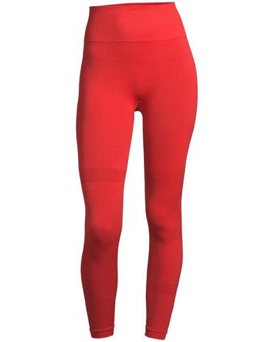 Casall Sweat-shirt Seamless Blocked Tights - Rouge