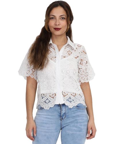 La Modeuse Chemise 70158_P163685 - Blanc