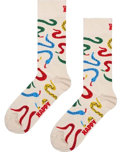 Happy Socks Chaussettes Chaussettes Snakes - Rouge