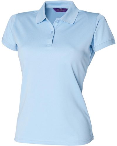 Henbury T-shirt Coolplus - Bleu