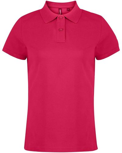 Asquith & Fox Polo - Rouge