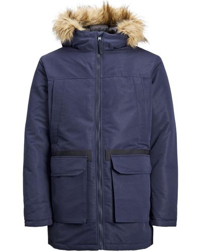 Jack & Jones Parka Wing Parka - Bleu