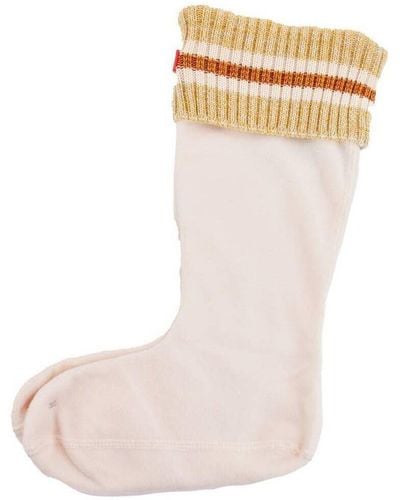 HUNTER Chaussettes RECYCLED STRIPE - Rose