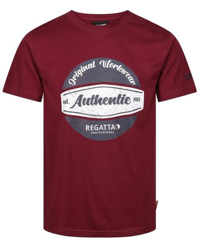 Regatta T-shirt Original Workwear - Rouge