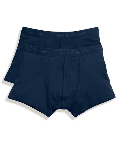 Fruit Of The Loom Boxers Easy - Bleu
