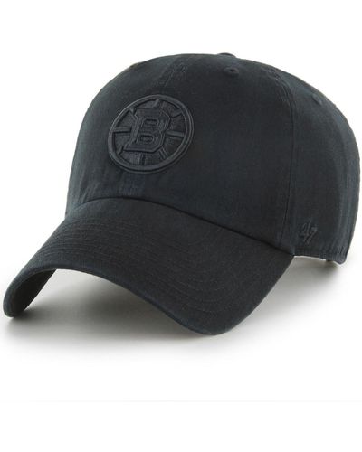 '47 Casquette NHL CAP BOSTON BRUINS CLEAN UP NO LOOP LABEL BLACK - Noir