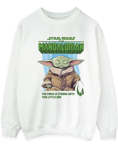 Disney Sweat-shirt The Mandalorian The Force Is Strong - Vert