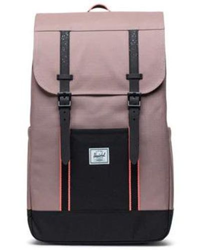 Herschel Supply Co. Sac a dos RetreatTM Backpack Taupe Grey/Black/Shell Pink - Rose