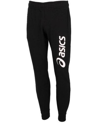 Asics Jogging Big logo blk/wht sw pant - Noir