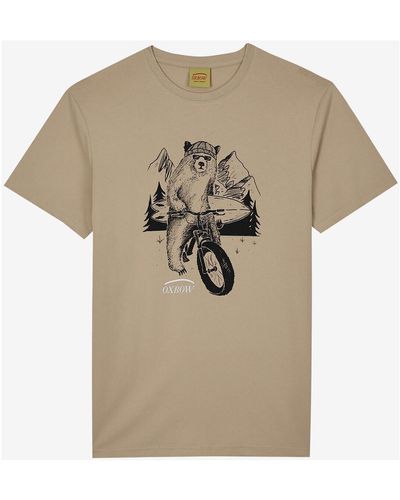 Oxbow T-shirt Tee shirt manches courtes graphique TAUBAL - Neutre
