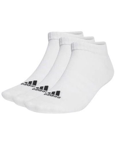 adidas Socquettes fines et légères Sportswear (3 paires) - Blanc