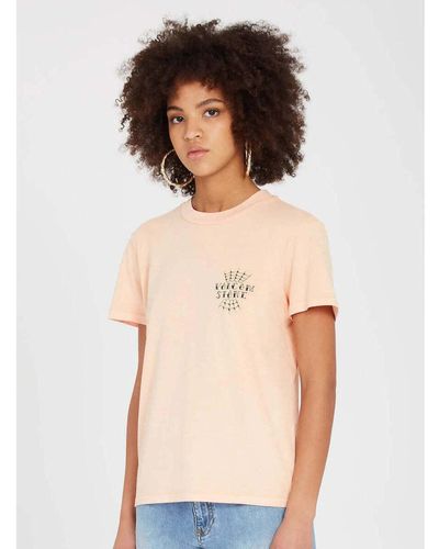 Volcom T-shirt Camiseta Chica Volchedelic - Melon - Neutre
