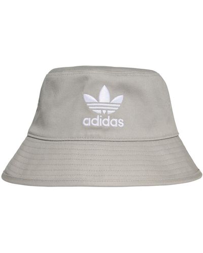 adidas Chapeau Adicolor Trefoil Bucket Hat - Gris