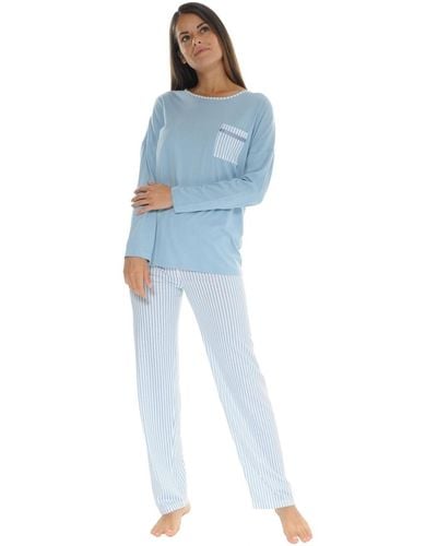 Christian Cane Pyjamas / Chemises de nuit JOANNA - Bleu