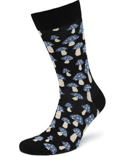 Happy Socks Chaussettes Chaussettes Mushroom - Noir