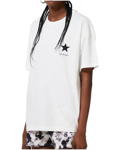 Converse T-shirt 10023207-A01 - Blanc