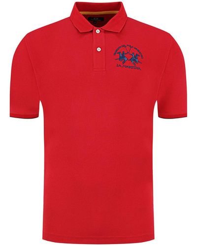 La Martina T-shirt Polo - Rouge