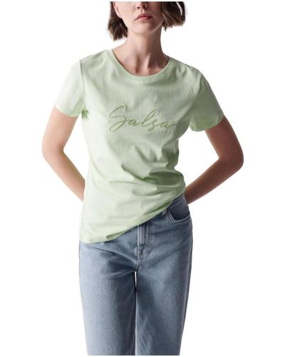Salsa Jeans T-shirt - Vert