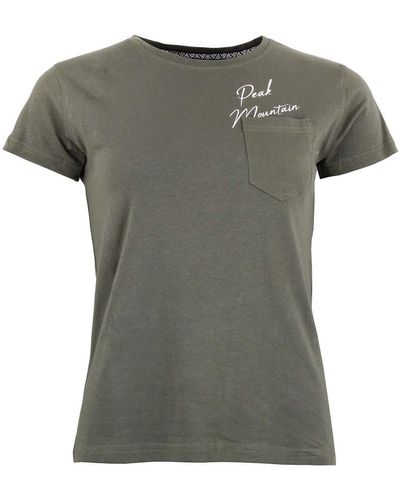 Peak Mountain T-shirt T-shirt manches courtes AJOJO - Gris