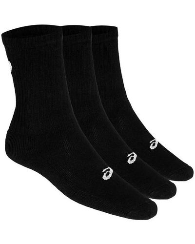 Asics Chaussettes LOT DE 3 PAIRES DE CHAUSSETTES CREW - Noir