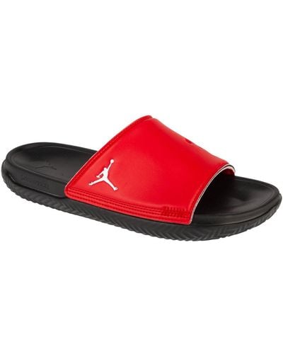 Nike Chaussons Air Jordan Play Side Slides - Rouge