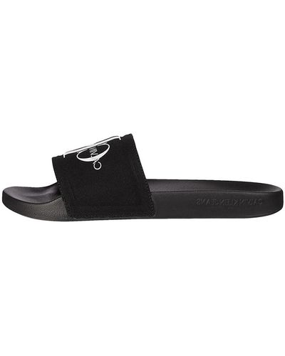 Calvin Klein Sandales Claquettes Calvin Klein ref 52930 bds Noir