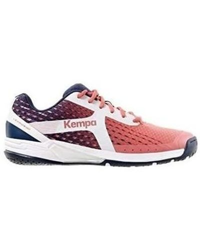 Kempa Chaussures CHAUSSURES HANDBALL WING - bordeaux/bleu marine/blan - 40,5 - Rouge