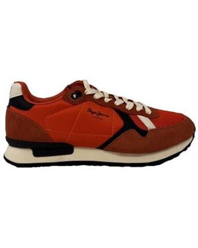 Pepe Jeans Baskets CHAUSSURES PMS30983 - Rouge