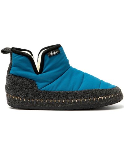 Nuvola Chaussons Boot New Wool - Bleu