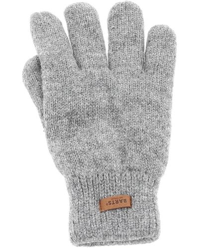 Barts Gants Haakon heather grey gloves - Gris