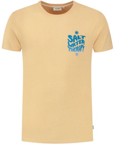 Shiwi T-shirt T-Shirt Salt Water Cayman Peach - Jaune