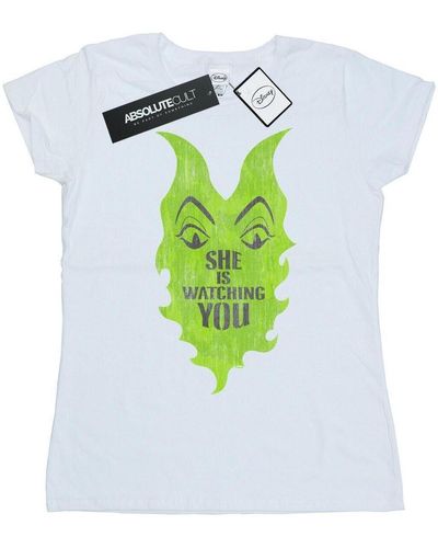 Disney T-shirt The Descendants Maleficent She Is Watching - Vert