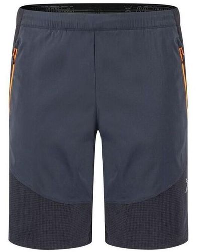 Montura Short Shorts Falcade Antracite/Mandarino - Bleu