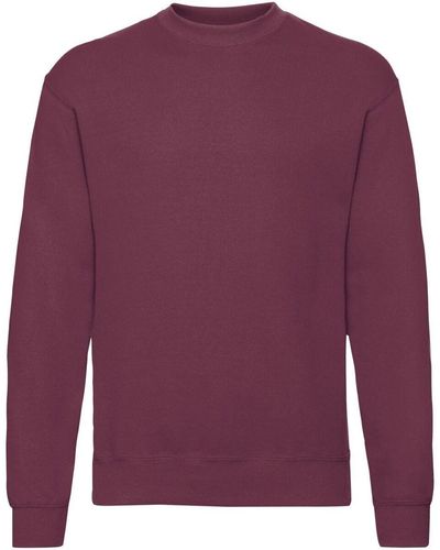 Fruit Of The Loom Sweat-shirt Classic 80/20 - Violet