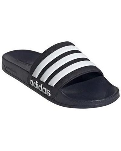 Sandales claquettes et tongs Bleu adidas pour homme Lyst