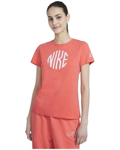 Nike T-shirt Logo - Orange