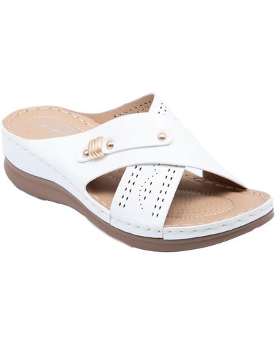 Primtex Mules - Blanc