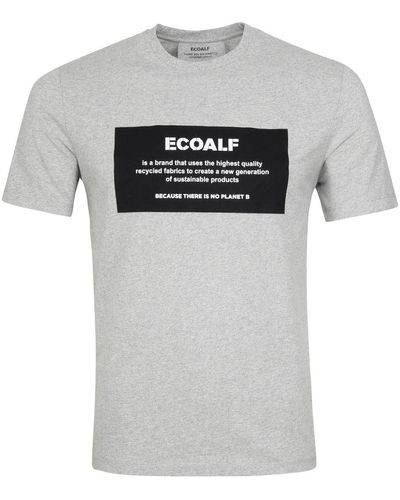 Ecoalf T-shirt T-Shirt Natal Label Gris Clair