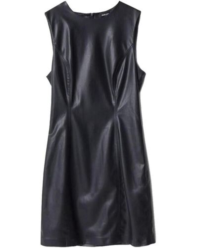Salsa Jeans Robe courte Faux leather mini dress - Noir