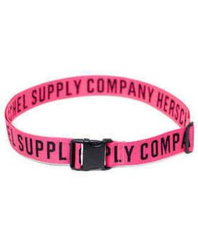 Herschel Supply Co. Ceinture Luggage Belt Neon Pink/Black Herschel - Violet
