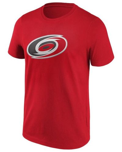 Fanatics T-shirt T-shirt NHL Carolina Hurricane - Rouge