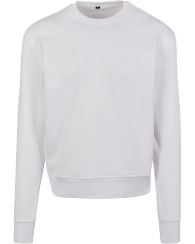 Build Your Brand Sweat-shirt Premium - Blanc
