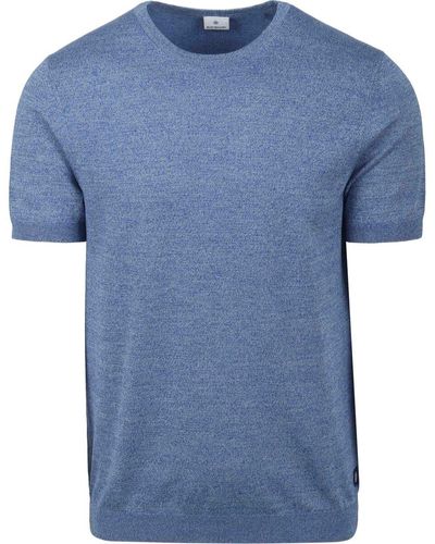 BLUE INDUSTRY T-shirt Knitted T-Shirt Melanger Bleu