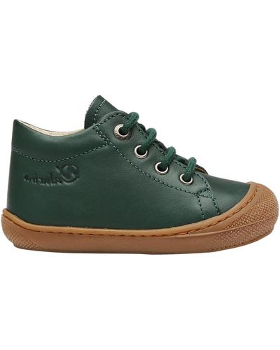 Naturino Derbies Chaussures premiers pas en cuir COCOON - Vert