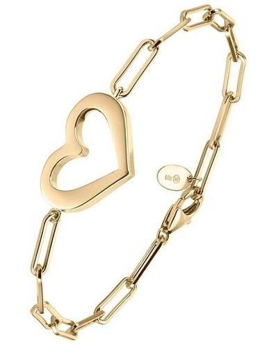 Orusbijoux Bracelets Bracelet Chaine Argent Doré Cœur Valentine - Métallisé