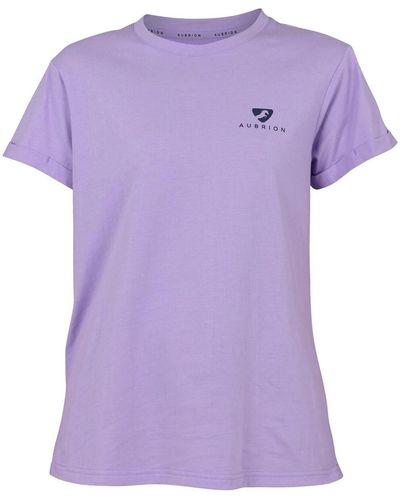 Aubrion T-shirt Repose - Violet