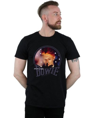 David Bowie T-shirt Quiet Lights - Noir