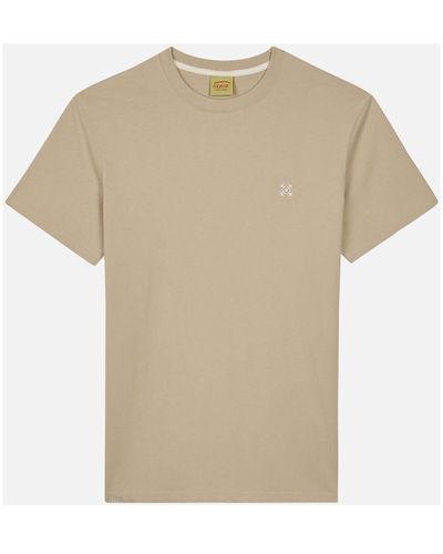 Oxbow T-shirt Tee shirt uni 4flo brodé poitrine TEBAZ - Neutre