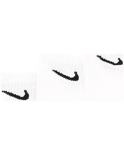 Nike Chaussettes U nk everyday ltwt crew 3pr - Métallisé