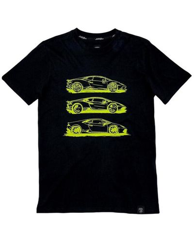 Automobili Lamborghini T-shirt T-shirt 72XBH009 noir